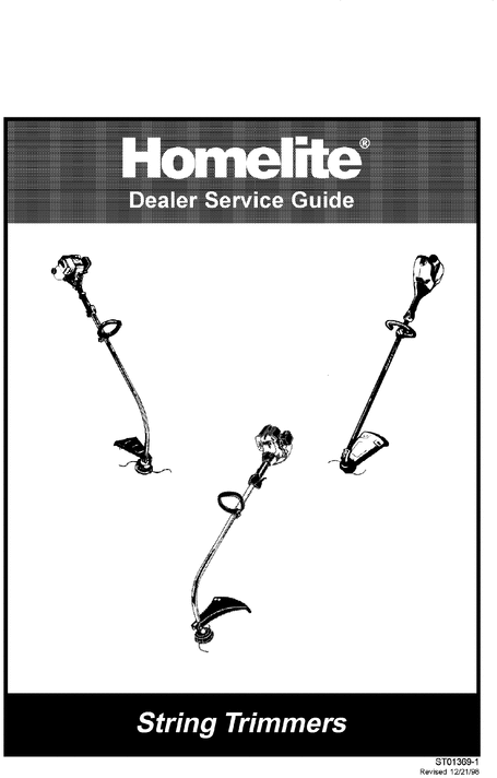 Product picture HOMELITE-STRING-TRIMMER-REPAIR-MANUAL-COVERS-100-DIFFERENT-Models