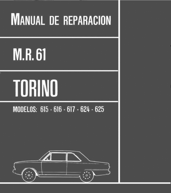 Product picture Renault Torino Repair Manual MR 61